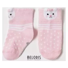Носки крошка Я "Зайчишка", розовый, 10-12 см