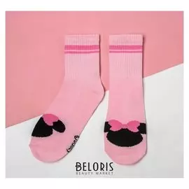 Носки, минни маус, розовый, 18-20 см