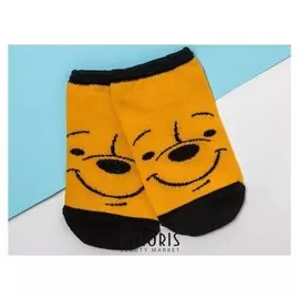 Носки (Следки), медвежонок винни, оранж., 18-20 см