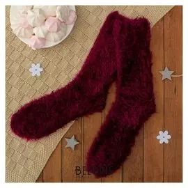 Носки женские "Травка", размер 19-25, цвет фиолетовый