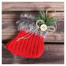 Носочек для подарков «Зимнее время», вместимость 50-70 г