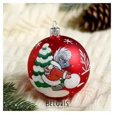 Новогодний шар "Лесной" 7,5 см