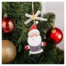 Новогодняя подвеска «Дед мороз»