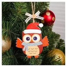 Новогодняя подвеска «Новогодние совы»