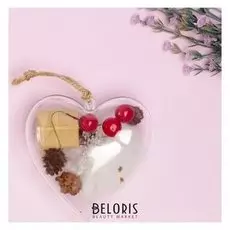 Новогодняя подвеска с природным декором «Сердце»