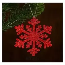 Новогодняя подвеска "Снежный блеск"