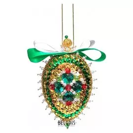 Новогодняя шишка "Изумрудная"