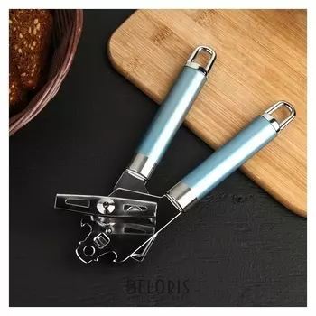 Нож консервный Lagoona, 19 см, нержавеющая сталь, цвет голубой металлик