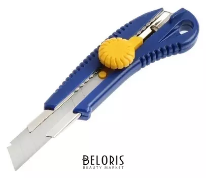 Нож усиленный Kubis 04-03-0318, выдвижное лезвие, винтовой замок, 18 мм