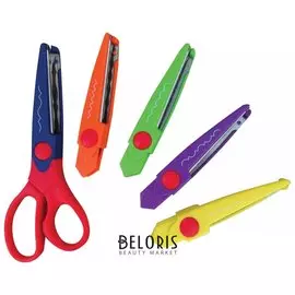 Ножницы 5 сменных фигурных лезвий в блистере