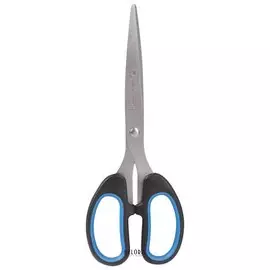 Ножницы Classic классической формы резиновые вставки черно-синие