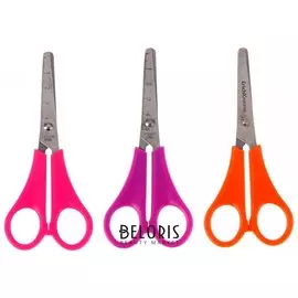 Ножницы Joy с линейкой закругленные европодвес