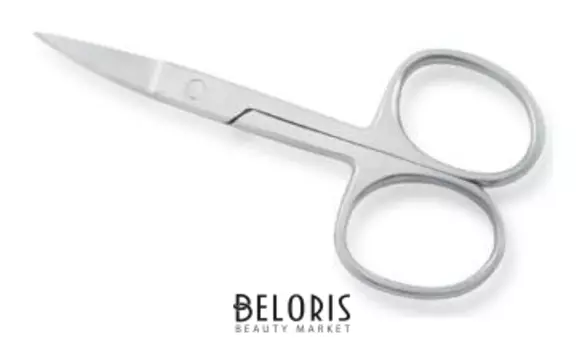 Ножницы маникюрные изогнутые матовые средние RN 017