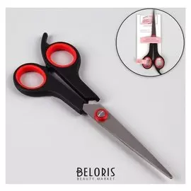 Ножницы парикмахерские с упором, лезвие 7,5 см