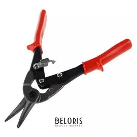 Ножницы по металлу Lom, прямой рез, пластиковые рукоятки, 250 мм