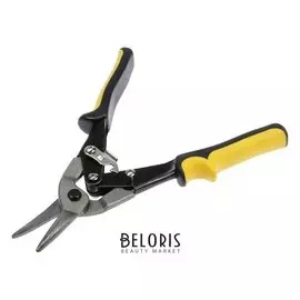 Ножницы по металлу Tundra, прямой рез, 2К рукоятки, 250 мм