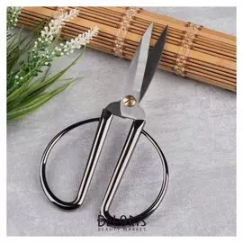 Ножницы портновские, скошенное лезвие, 19 см, цвет серебряный