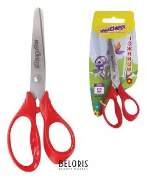 Ножницы Ветерок ассиметричные ручки упаковка с подвесом