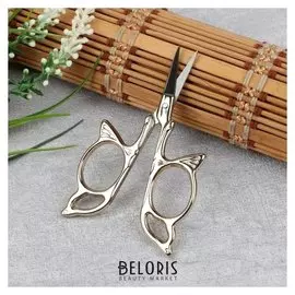 Ножницы вышивальные «Бабочка», 9 см, цвет золотой