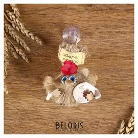 Оберег «Авто-домовенок», с рублём, 8 см