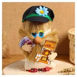 Оберег домовенок с печкой, 20см