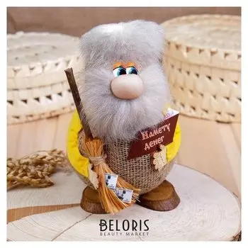 Оберег «Домовичок алёша с метлой», 20 см