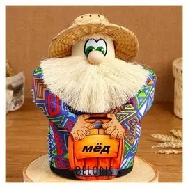 Оберег - домовой "Берендей с копилкой", H = 26 см