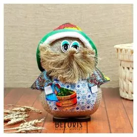 Оберег «Домовой нафаня банщик», 15 см