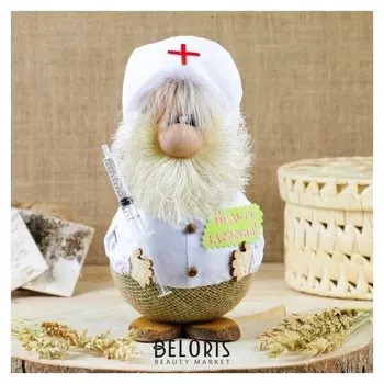 Оберег «Домовушка доктор пилюлькин», 21 см