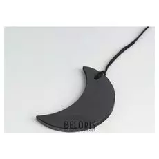 Оберег из шунгита "Полумесяц"