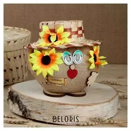 Оберег «Колобок анюта», 14 см