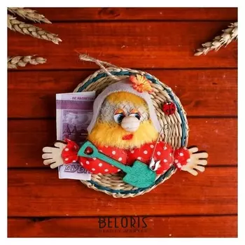 Оберег - панно «Денежник», 10х11х3 см