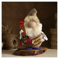 Оберег «Степа с балалайкой», 16 см