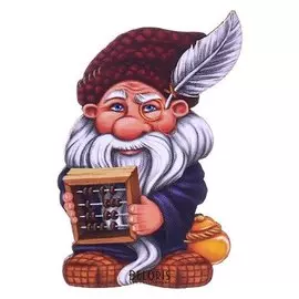 Оберег значок домовой "Христофор копейкин"