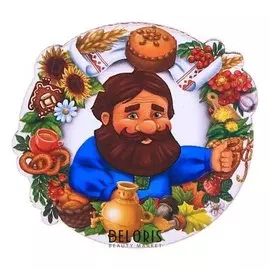 Оберег значок домовой "Захар хлебосольный"