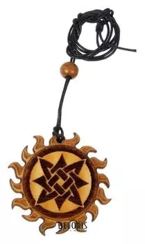 Оберег "Звезда лады богородицы" кедр