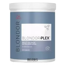 Обесцвечивающая пудра для волос без образования пыли Blondor Plex