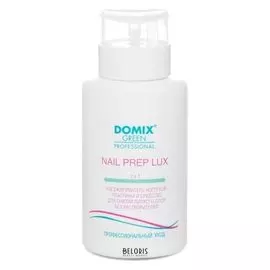 Обезжириватель ногтевой пластины и средство для снятия липкого слоя без растворителя Nail prep Lux 2 в 1 (Объем 255 мл)