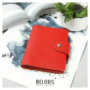 Обложка для автодокументов и паспорта, доллар, цвет алый