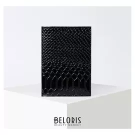 Обложка для автодокументов, питон, цвет чёрный