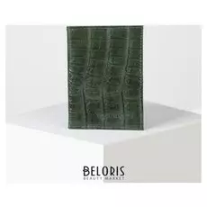 Обложка для автодокументов с вкладышами пвх, цвет зелёный