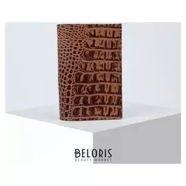 Обложка для паспорта 9,5*0,3*13,5, тисн.конгрев, "Passport", бежевый