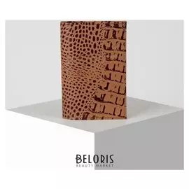 Обложка для паспорта 9,5*0,3*13,5, тисн.конгрев, "Passport", охра