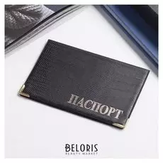 Обложка для паспорта, цвет чёрный