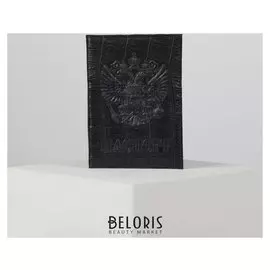 Обложка для паспорта, цвет чёрный