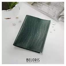 Обложка для паспорта, цвет зелёный