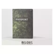 Обложка для паспорта, цвет зелёный
