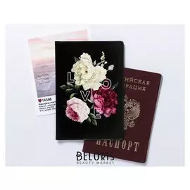 Обложка для паспорта Love And Flowers