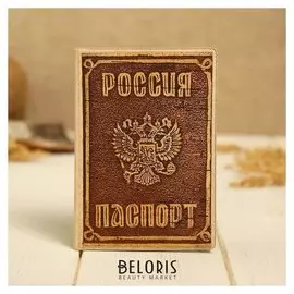 Обложка «Россия», для паспорта, декорированная, береста