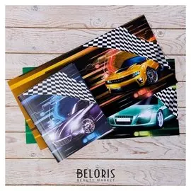 Обложка со вставками «Авто», 21×35 см